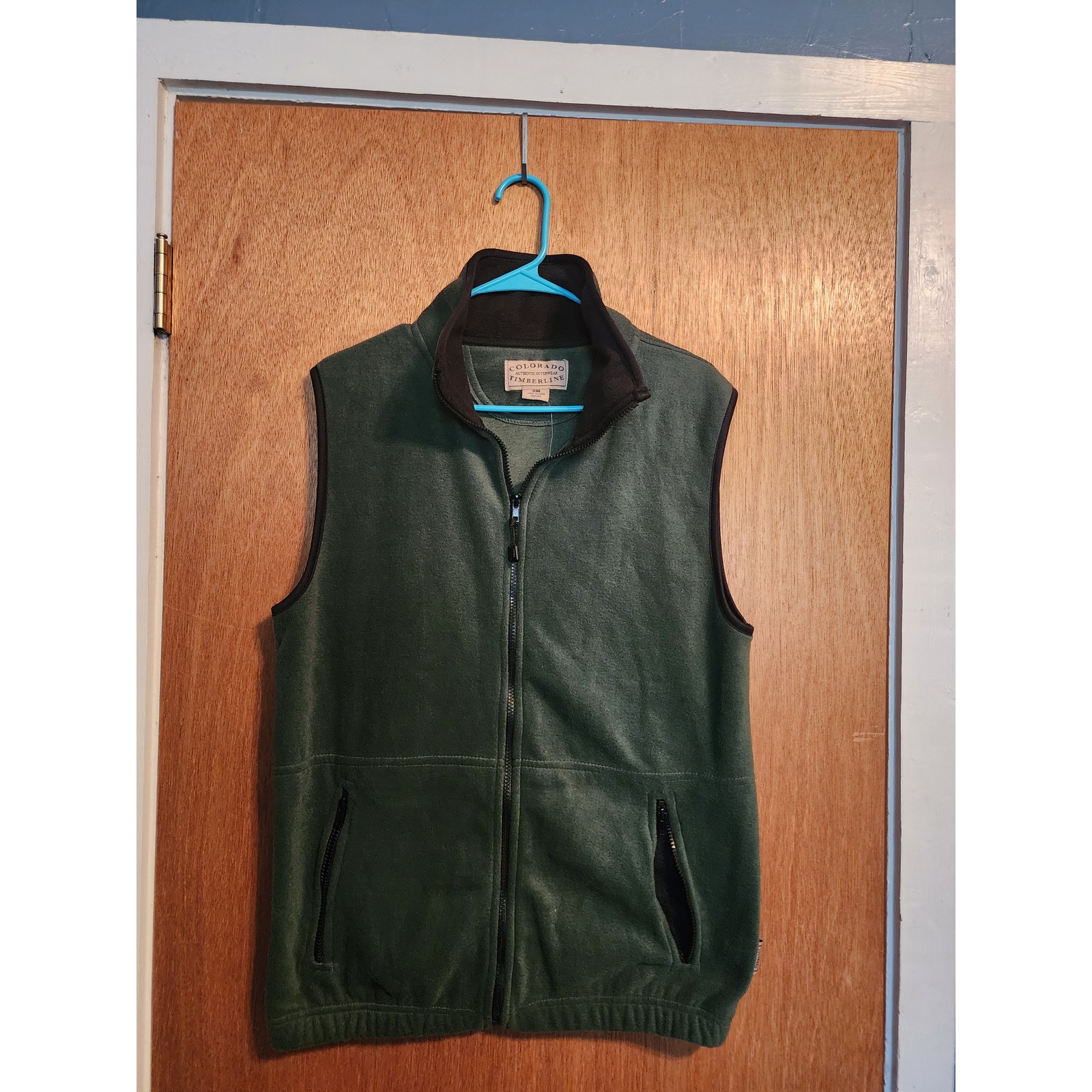 Dark Green Mens Vest